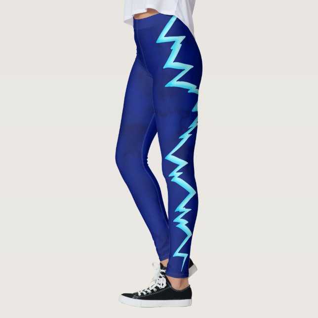 Blaues Alaska-Erdbeben - Leggings (Links)