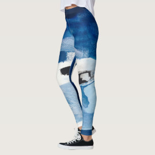 Blaues Amore II Leggings