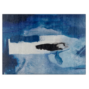 Blaues Amore II Schneidebrett