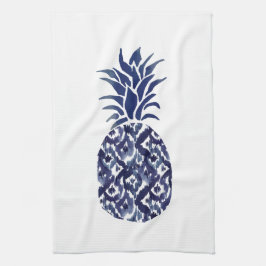 blaues Ananas Küchentuch