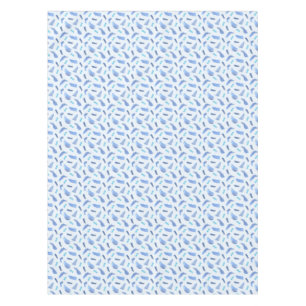 Blaues Aquarell beschmutzt Tischdecke 52" x 70"