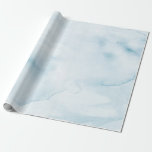 Blaues Aquarell-rustikales PastellPackpapier Geschenkpapier<br><div class="desc">Blaues Aquarell-rustikales PastellPackpapier</div>