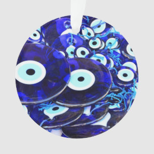 Blaues Augapfel Ornament