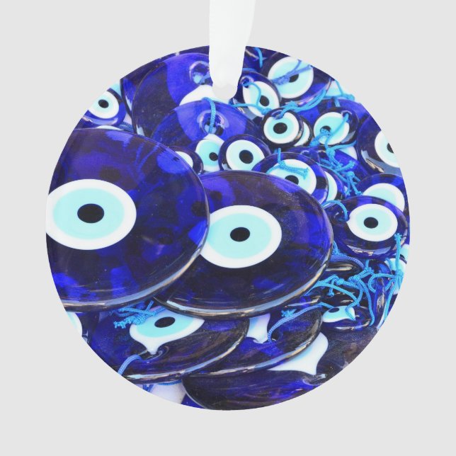 Blaues Augapfel Ornament (Vorderseite)