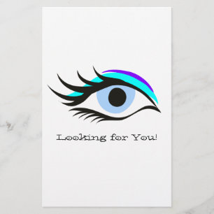 Blaues Auge Briefpapier