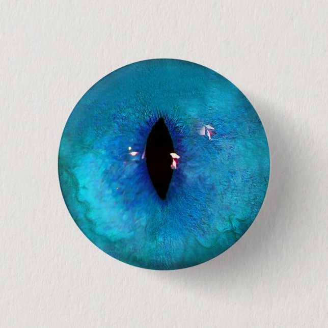 Blaues Auge Button (Vorderseite)