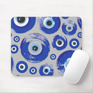 Blaues Auge gedruckt Mousepad