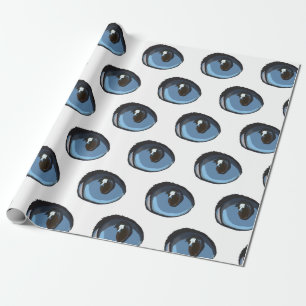 Blaues Auge Geschenkpapier