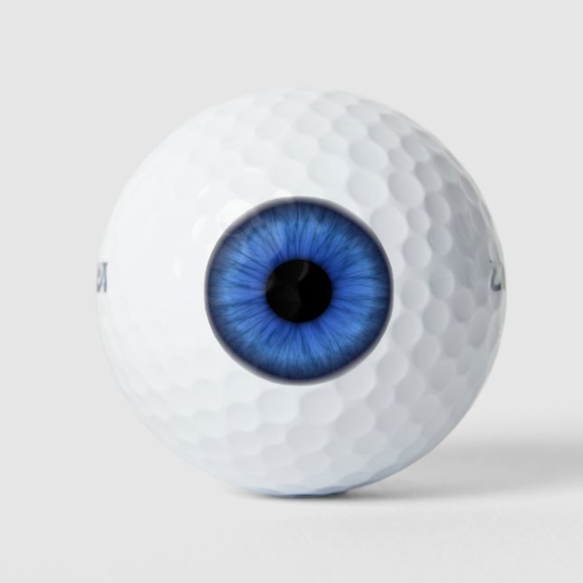 Blaues Auge Golfball (Vorderseite)