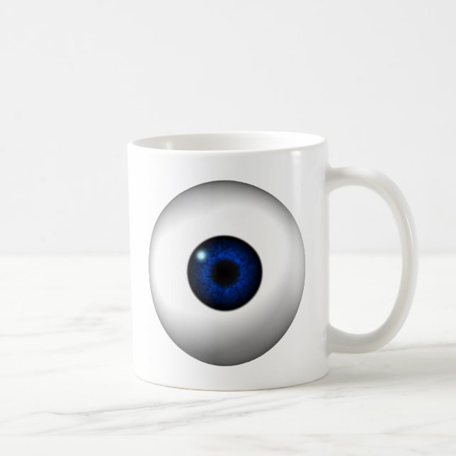 blaues Auge Kaffeetasse (Rechts)
