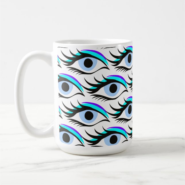Blaues Auge Kaffeetasse (Links)