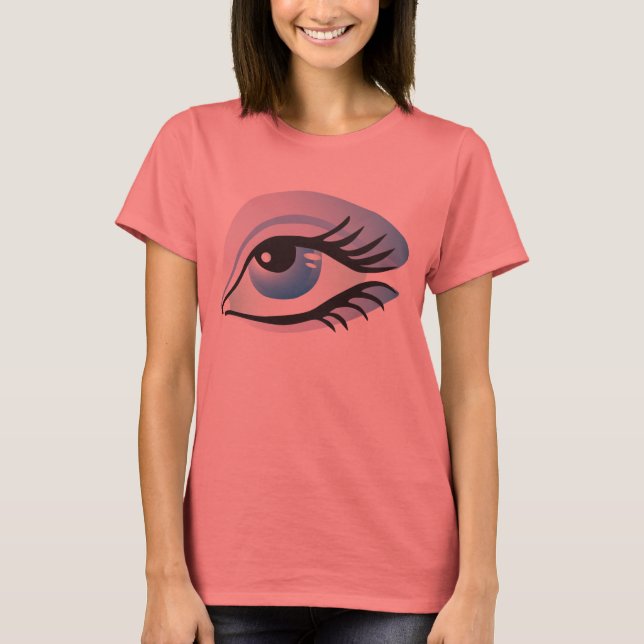 blaues Auge T-Shirt (Vorderseite)