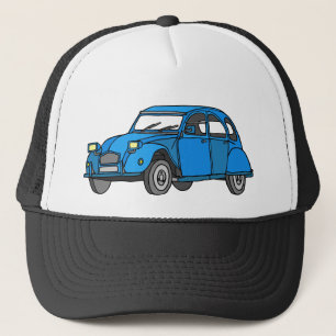 Blaues Auto (2CV) Truckerkappe