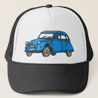 Blaues Auto (2CV) Truckerkappe