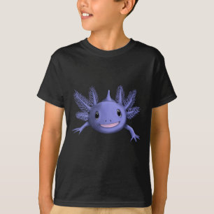 Blaues Axolotl-Shirt T-Shirt