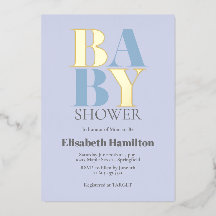 Blaues Babyshower