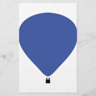 blaues Ballonsymbol