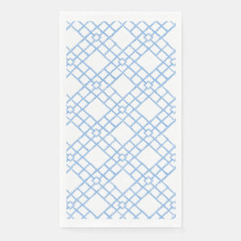 Blaues Bambus-Gitterpapier Serviette