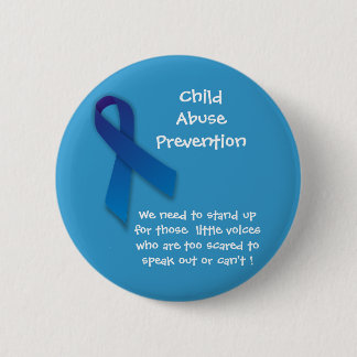 Blaues Band-Knopf Button