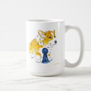 Blaues Bandcorgi-Tasse Tasse