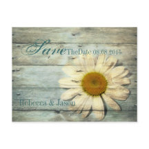 Blaues Barnwood Land daisy Hochzeit speichern das 