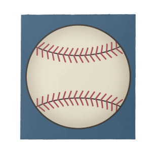 Blaues Baseball-Sport-Notizbuch-Geschenk Notizblock