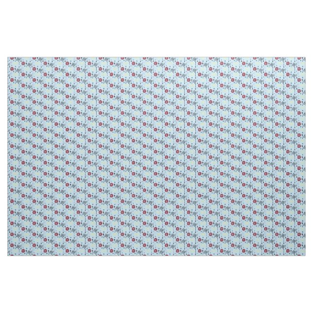 Blaues Bogenschießen beugt Pfeile und Ziele Stoff (Yard (91,4 cm))