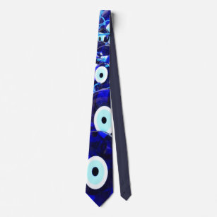 Blaues Böse Augapfel Krawatte