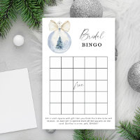 Blaues Brautparty-Bingospiel
