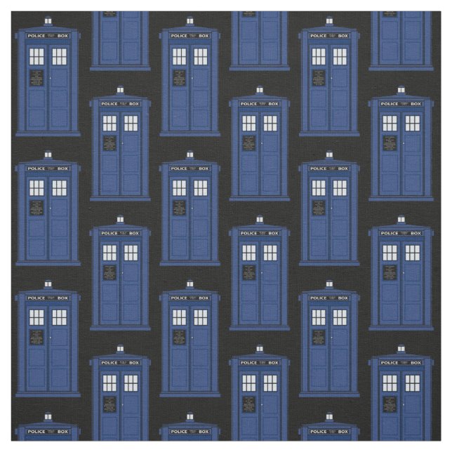 Blaues britisches Polizei-Kastengewebe für Stoff (Muster)