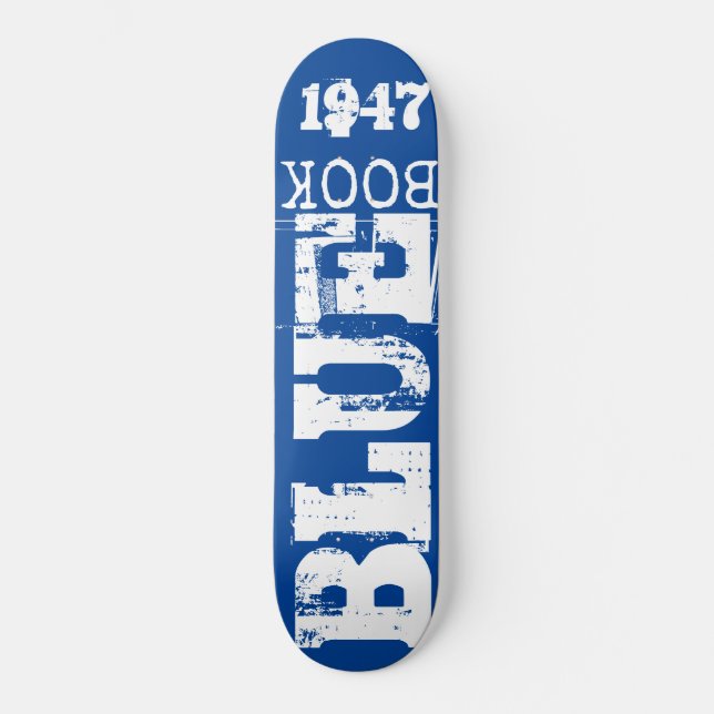 BLAUES BUCH Skateboard (Vorderseite)