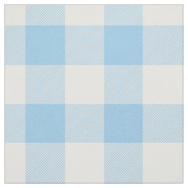 Blaues Büffel-Karo-Muster Stoff