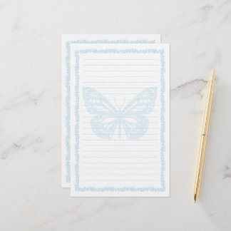 blaues Butterfly-Papier