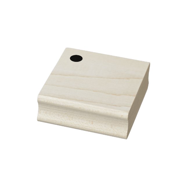 Blaues Button Gummistempel (Stempel)