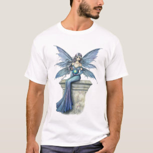 Blaues Celeste-Gothic-Fairy-Shirt, T-Shirt