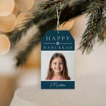 Blaues Chanukka-Geschenk-Anhänger