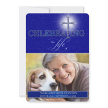 Blaues Christliches Kreuz - Foto des Lebens