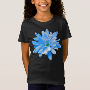 Blaues Daisy, Retro-Foto T-Shirt