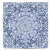 Blaues dekoratives Bandana