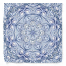 Blaues dekoratives Halstuch