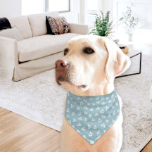 Blaues Doodle-Muster