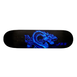 BLAUES Drache Brett Skateboard