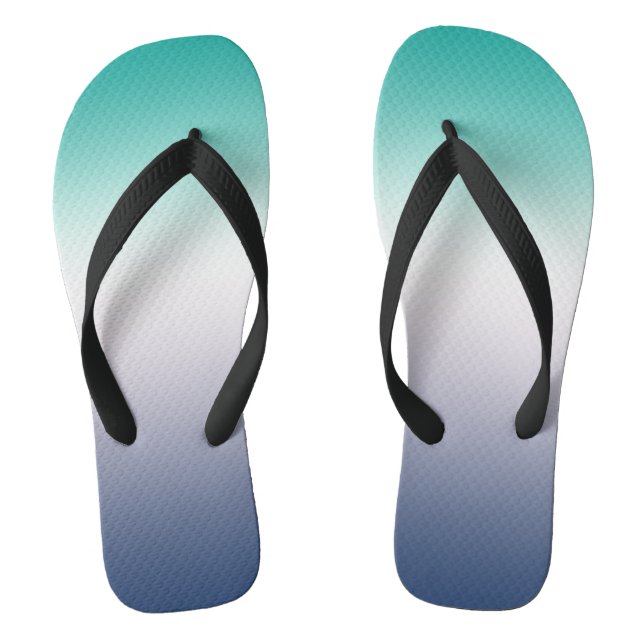 Blaues dreh-Flop-Design Flip Flops (Fußbett)