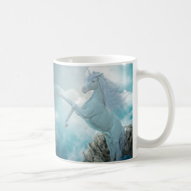 blaues Einhorn Tasse (Rechts)