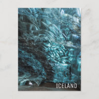 Blaues Eis einer Eishöhle, Island