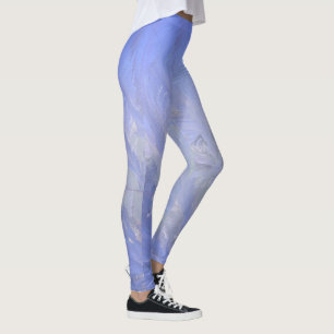 Blaues Eis Leggings