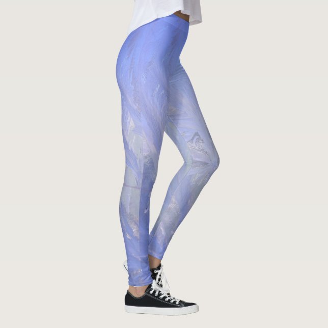 Blaues Eis Leggings (Rechts)