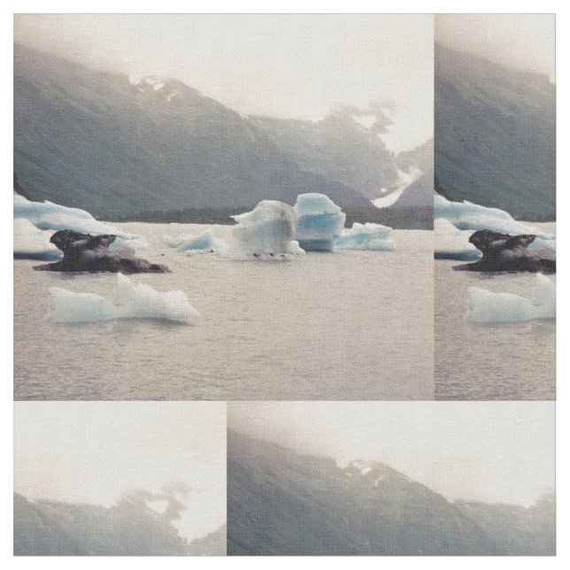 Blaues Eis Stoff (Nahaufnahme)