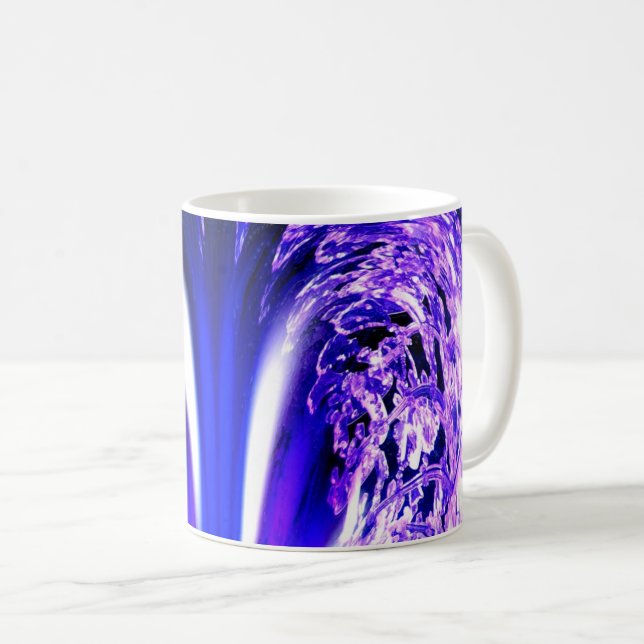Blaues Eis Tasse (VorderseiteRechts)