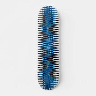 Blaues elektrisches Skateboard
